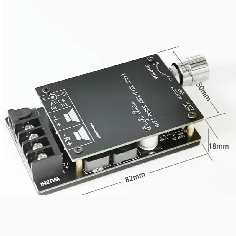 Amplificatore di Potenza Digitale VIRE Mini TPA3116 2*100W HIFI Stereo, Doppio Chip, Classe D, per Altoparlanti Casa e Auto